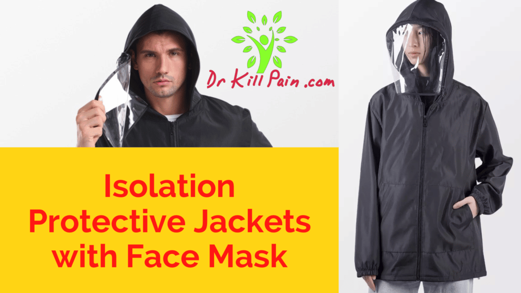 Fight Coronavirus Jacket With Face Mask | Unisex color: Black|Blue|White|Yellow New Arrivals 2020 Fight Coronavirus Protective Jackets Best Sellers