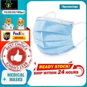 DrKillpain.com | 3-Layer Filter Effective Protection Disposable Face Masks (10 to 1000 pcs) | Dr. Killpain