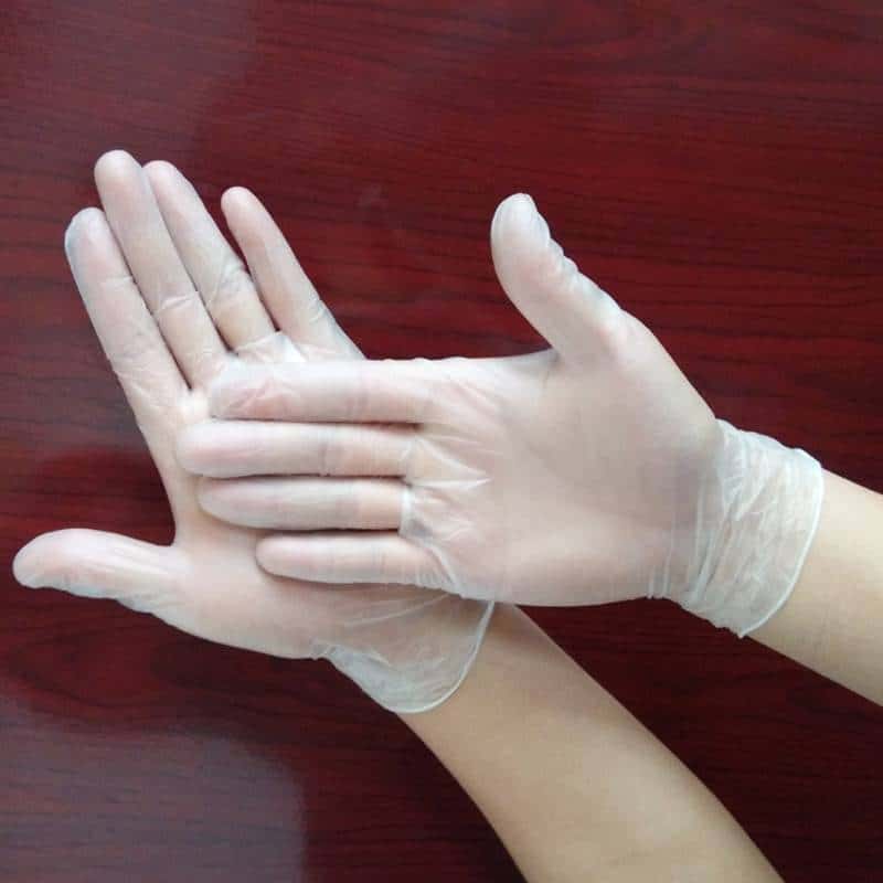 100 Pcs/Box of Black, Blue, or Transparent Disposable Gloves
