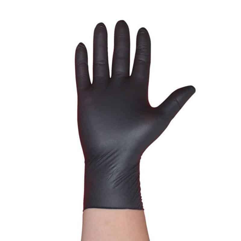100 Pcs/Box of Black, Blue, or Transparent Disposable Gloves