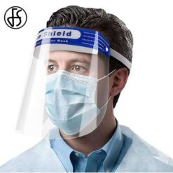 FS Full Face Safety Anti-saliva Women Men Face Shield Mask Anti-fog Dust-proof Reusable Adjustable Breathable Safety Protect Hat color: Face Shield  New Arrivals 2020 Fight Coronavirus