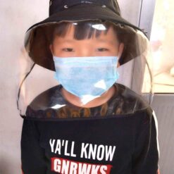 FS 2020 Big Brim Protective Cap Anti Pollen Saliva Face Cover Bucket Hat Adjustable Women Men Eye Protection Caps color: Adjustable Beige|Adjustable Black|Adjustable Wine Red|Big Black|Big Camouglage  New Arrivals 2020 Fight Coronavirus