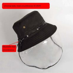 FS 2020 Big Brim Protective Cap Anti Pollen Saliva Face Cover Bucket Hat Adjustable Women Men Eye Protection Caps color: Adjustable Beige|Adjustable Black|Adjustable Wine Red|Big Black|Big Camouglage  New Arrivals 2020 Fight Coronavirus