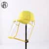 FS Yellow Black Adjustable Face Shield Safety Anti-saliva Anti-fog Dust-proof Reusable For Women Men Protect Full Face Mask color: Beige Face Shield|Black Face Shield|Blue Face Shield|Blue Face Shield 2|Red Face Shield|Yellow Face Shield  New Arrivals 2020 Fight Coronavirus