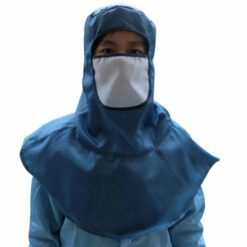 High Quality ESD Spray Painting Protective Pharmaceutical Food Factory Hat Head Safety Helmet Work Cleanroom Dustproof Shawl Hat color: Pink|Blue|White|Yellow  New Arrivals 2020