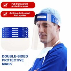 Professional Clear Full-Face Shield Protection Transparent Protective Safety color: transparent  New Arrivals 2020 Fight Coronavirus