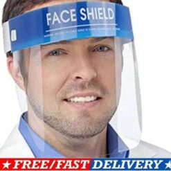 Professional Clear Full-Face Shield Protection Transparent Protective Safety color: transparent  New Arrivals 2020 Fight Coronavirus