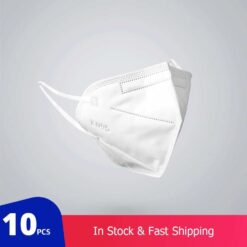 10 pcs KN95 Dustproof Anti-fog And Breathable Face Masks Filtration Mouth Masks 3-Layer Mouth Muffle Cover (not for medical use) Color: White  New Arrivals 2020 Fight Coronavirus