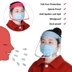 Summer Anti-Spitting Droplet Protection Sun Hats Visor Cap Adjustable Dustproof Protective Cover Shield hats for women men color: Navy Blue|other|Purple|Red|Black|Blue  New Arrivals 2020 Fight Coronavirus