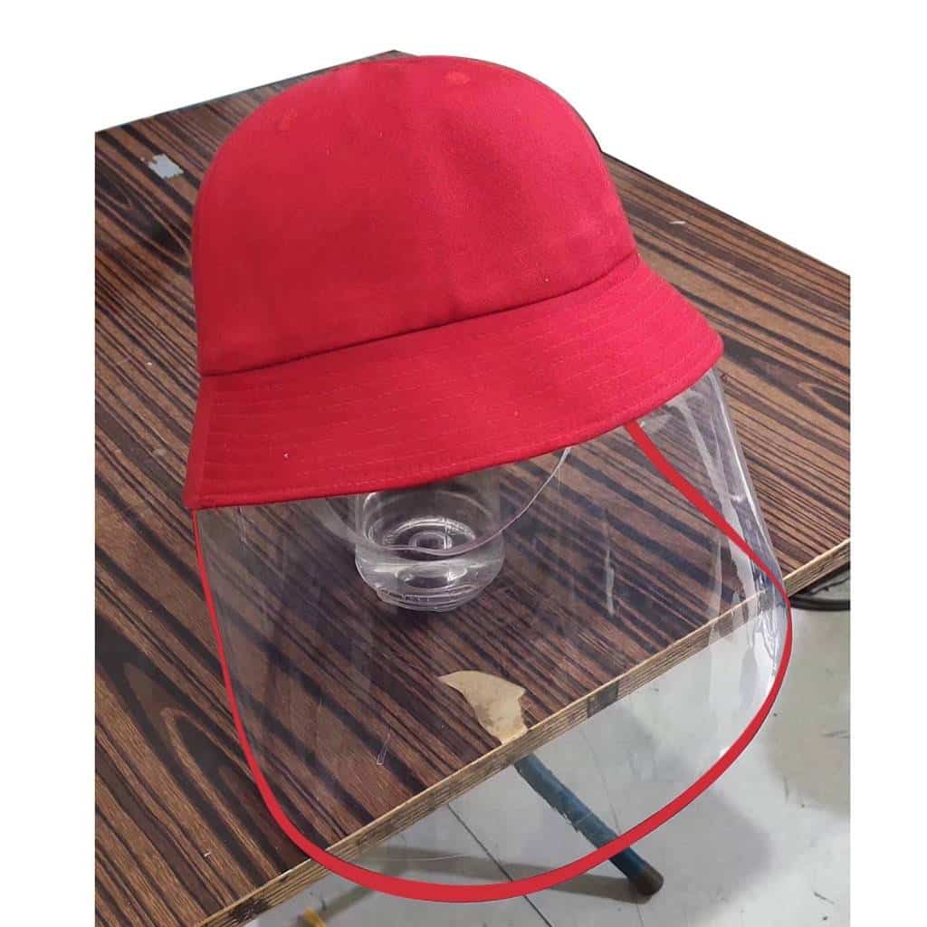 Child Casual Solid Anti-spitting Hat Dustproof Cover Cap Bucket Hat peaked cap Hat For Kid Isolate germs Защитный колпачок#2