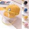 0-12 years Anti-spitting Dustproof Cover Kids Protective Hat Boys Girls peaked cap Hat For Kid Isolate germs Защитный колпачок#2 color: 0-3yearBK|0-3yearsBU|0-3yearsPK|0-3yearsYE|3-12yearsBU|3-12yearsKH|3-12yearsOR|3-12yearsYE  New Arrivals 2020 Fight Coronavirus