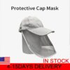 Multi-function Protective Cap Anti Infection Protective Hat Eye Protection Anti-fog Windproof Hat Anti-saliva Face Cover Cap color: Orange|Red|Black|Blue|White|Yellow  New Arrivals 2020 Fight Coronavirus