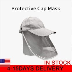 Multi-function Protective Cap Anti Infection Protective Hat Eye Protection Anti-fog Windproof Hat Anti-saliva Face Cover Cap color: Orange|Red|Black|Blue|White|Yellow  New Arrivals 2020 Fight Coronavirus