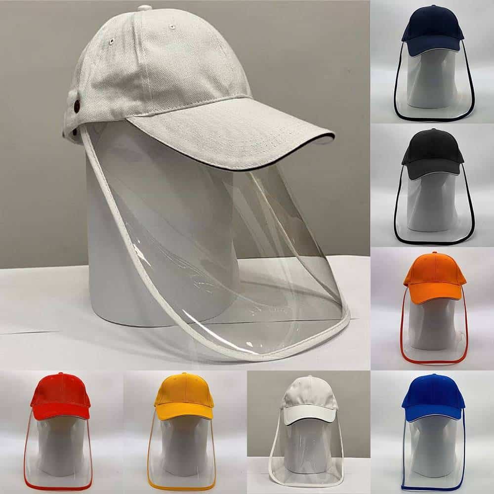 Multi-function Protective Cap Anti Infection Protective Hat Eye Protection Anti-fog Windproof Hat Anti-saliva Face Cover Cap