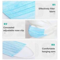 100 Pcs 3 Layer Disposable Mouth Face Mask Protect White Mouth Nose Facemask Protective Non-woven Face Masks Safety Breathable color: 100pc Blue for kids|100pc White for kids|100pcs Blue|100pcs White|25pc Blue for kids|25pc White for kids|25pcs Blue|25pcs White|50pc Blue for kids|50pc White for kids|50pcs Blue|50pcs White  New Arrivals 2020 Fight Coronavirus