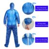10pc/lot Disposable Aseptic Woven Gown Dust Operation Coat Clothes Clothing Tattoo Accessories For Eyebrow Lips Makeup color: 10pc|1pc|Dark Blue 1pc|White 1 1pc  New Arrivals 2020 Fight Coronavirus