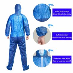 10pc/lot Disposable Aseptic Woven Gown Dust Operation Coat Clothes Clothing Tattoo Accessories For Eyebrow Lips Makeup color: 10pc|1pc|Dark Blue 1pc|White 1 1pc  New Arrivals 2020 Fight Coronavirus