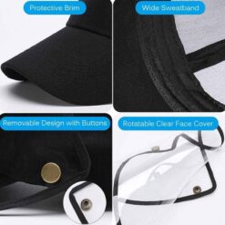 Helmet Anti-Spitting Droplet Adjustable Full Face Covering Cap Protective Cover Shield Adult Kid Outdoor Safety Anti Spray Hats color: A|B|C  New Arrivals 2020 Fight Coronavirus