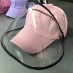 Baby Boy Girl Hats With Protective Face Shield Baseball Cap Kids Anti-spitting Hat Dustproof Cover Peaked Cap Hat Adjustable color: A|B|C|D|E|F|G|H|I|J|K|L  New Arrivals 2020 Fight Coronavirus