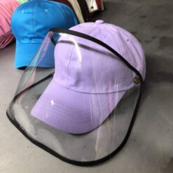 Baby Boy Girl Hats With Protective Face Shield Baseball Cap Kids Anti-spitting Hat Dustproof Cover Peaked Cap Hat Adjustable color: A|B|C|D|E|F|G|H|I|J|K|L  New Arrivals 2020 Fight Coronavirus