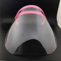2020 New Clear Transparent Adjustable Full Face Plastic Flip-up Visor Anti-fog Anti bacteria Protective color: Pink|Blue  New Arrivals 2020 Fight Coronavirus