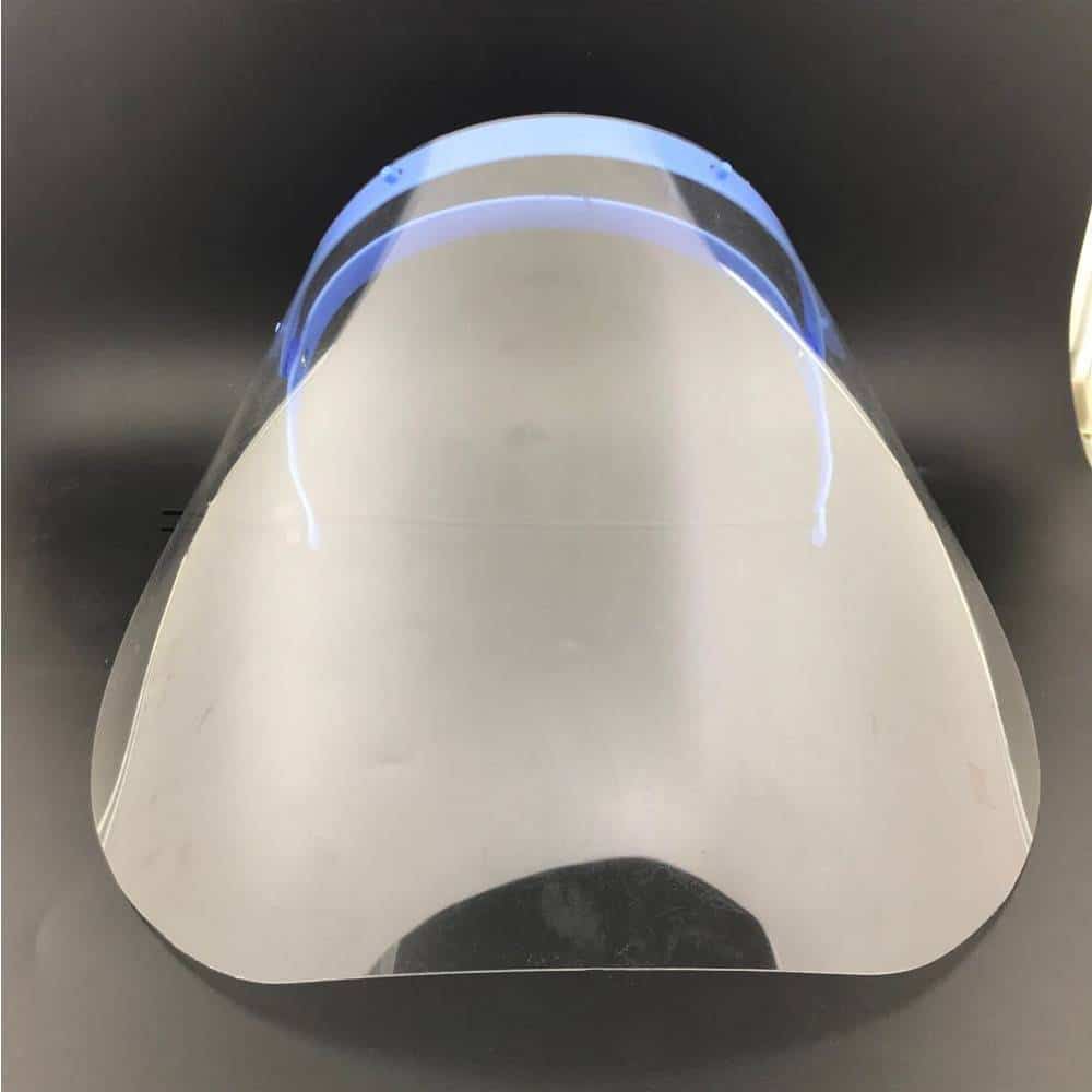 2020 New Clear Transparent Adjustable Full Face Plastic Flip-up Visor Anti-fog Anti bacteria Protective
