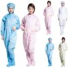 Male And Female Couple Models Of Anti-static Dust-Free Clothes Overalls Hooded 2020 special protection body suit color: Pink|Blue|White|Yellow  New Arrivals 2020 Fight Coronavirus