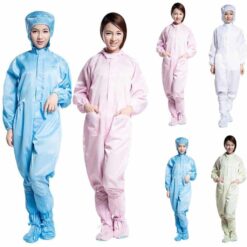 Male And Female Couple Models Of Anti-static Dust-Free Clothes Overalls Hooded 2020 special protection body suit color: Pink|Blue|White|Yellow  New Arrivals 2020 Fight Coronavirus