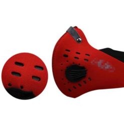 Vervuiling Masker Volwassen Anti Pm 2.5 Pollen Stofmasker Wasbare Anti-Fog Anti Stofmasker Actieve Kool Filter Met 2 Filters color: Red|Gray with 2 Filters|Black|Blue|Green  New Arrivals 2020 Fight Coronavirus