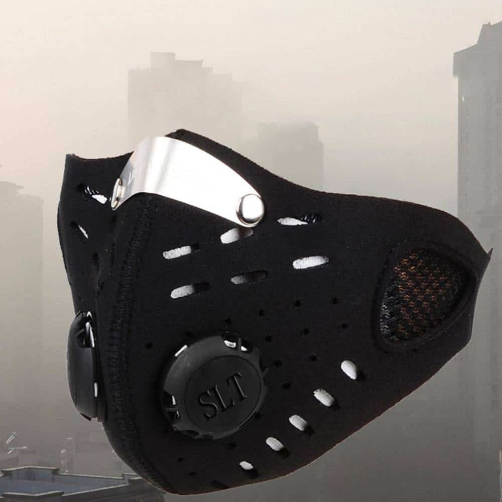 Vervuiling Masker Volwassen Anti Pm 2.5 Pollen Stofmasker Wasbare Anti-Fog Anti Stofmasker Actieve Kool Filter Met 2 Filters