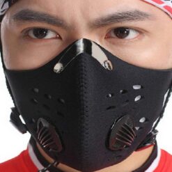Vervuiling Masker Volwassen Anti Pm 2.5 Pollen Stofmasker Wasbare Anti-Fog Anti Stofmasker Actieve Kool Filter Met 2 Filters color: Red|Gray with 2 Filters|Black|Blue|Green  New Arrivals 2020 Fight Coronavirus