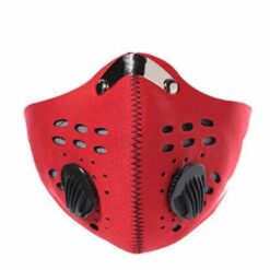Vervuiling Masker Volwassen Anti Pm 2.5 Pollen Stofmasker Wasbare Anti-Fog Anti Stofmasker Actieve Kool Filter Met 2 Filters color: Red|Gray with 2 Filters|Black|Blue|Green  New Arrivals 2020 Fight Coronavirus