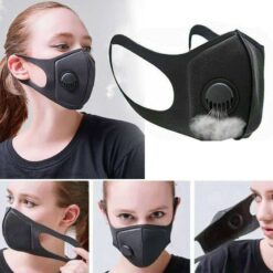 Anti Droplet Dust-proof Washable Adjustable Face Cover Mouth Muffle Anti Dust W/ Breather Valve Reusable Breathable Made  New Arrivals 2020 Fight Coronavirus