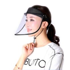 Protective Cap Breathable Unisex Transparent Protection Cap Gorras Hombre Top Empty Hat Hats Sun B4F2 color: Navy Blue|Purple|Rose Red|Black|Blue  New Arrivals 2020 Fight Coronavirus
