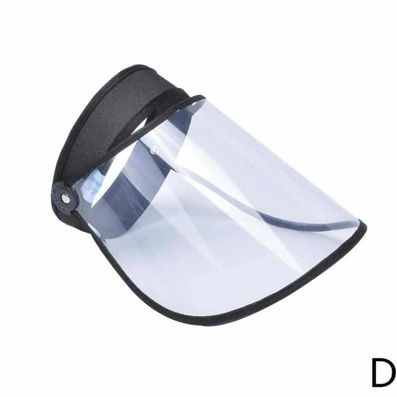 Protective Cap Breathable Unisex Transparent Protection Cap Gorras Hombre Top Empty Hat Hats Sun B4F2