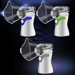 Medical equipment Nebulizer Handheld Ultrasonic Steaming Devices Atomizer inhalator for Adults Kids mini Portable nebulizador color: only mask|Gray with 2 Filters|Blue|Green  New Arrivals 2020 Fight Coronavirus Best Sellers Uncategorized