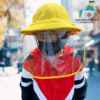 Kids Hat with Face Shield Motorcycle Gear Type: Headgear  New Arrivals Protection Against COVID-19 Face Masks & Face Shields Face Shields Face Shields For Kids Best Sellers