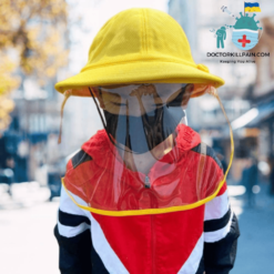 Kids Hat with Face Shield Motorcycle Gear Type: Headgear  New Arrivals Protection Against COVID-19 Face Masks & Face Shields Face Shields Face Shields For Kids Best Sellers