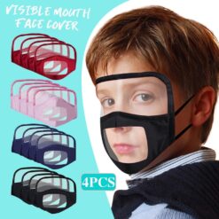 Kid’s Face Masks With Eye Shield | 4 pcs color: A|B|C|D|E  New Arrivals 2020 Fight Coronavirus Face Masks Best Sellers