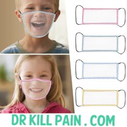 Transparent Face Mask For Kids color: Red|Blue|Green|Yellow  New Arrivals 2020 Fight Coronavirus Face Masks Best Sellers