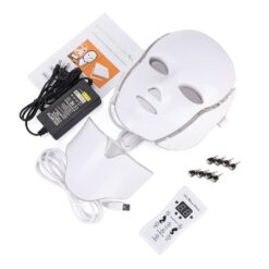 Foreverlily 7 Colors Light LED Facial Mask With Neck Skin Rejuvenation Face Care Treatment Beauty Anti Acne Therapy Whitening 1ef722433d607dd9d2b8b7: Belgium|China|United States  face Mask NEW Uncategorized