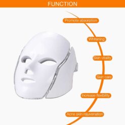 Foreverlily 7 Colors Light LED Facial Mask With Neck Skin Rejuvenation Face Care Treatment Beauty Anti Acne Therapy Whitening 1ef722433d607dd9d2b8b7: Belgium|China|United States  face Mask NEW Uncategorized