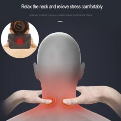 JINSERTA Car Massage Neck Support Pillow Seat Back Support Headrest Pillow Simulation Human Massage Travel Pillow Accessories color: Beige-Neck-Massage|Beige-Neck-Normal|Beige-Waist-Massage|Beige-Waist-Normal|Black-Neck-Massage|Black-Neck-Normal|Black-Waist-Massage|Black-Waist-Normal|Coffee-Neck-Massage|Coffee-Neck-Normal|Coffee-Waist-Massage|Coffee-Waist-Normal|Red-Neck-Massage|Red-Neck-Normal|Red-Waist-Massage|Red-Waist-Normal  Neck and back massage NEW Best Sellers