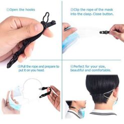 10PCS Adjustable Mask Extension Belt Bandage Mask Hook Anti-Slip Ear Rope salvaorejas mascarillas mask holder protection masks 1ef722433d607dd9d2b8b7: China|United States New Arrivals Uncategorized Coronavirus Protective Gear Best Sellers Clearance
