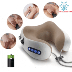 Electric Neck Massager Travel Pillow color: Full Function|Only vibration  New Arrivals Best Sellers