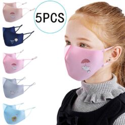 5pcs Cute Mask For Face Children Fabric Mask For Face Kids Mask Jettable Child Mouth Cap Print Mascarillas Ninos Masque Enfant color: 5PCS|5pcs|5pcs|5pcs|5pcs|5pcs New Arrivals Protection Against COVID-19 Face Masks Best Back to School Face Masks For Kids Best Sellers