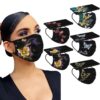 Adult Face Mask. 50pc Disposable Masks Butterflies Mask for Women Fashion Covers Fashion Mouths 3-ply Proteccion Face Masks Halloween Cosplay color: A 50PCS|B 50PCS|C 50PCS|D 50PCS|E 50PCS|F 50PCS  Face Masks For Adults New Arrivals Protection Against COVID-19 Best Sellers