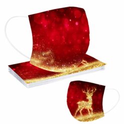 Christmas Deer Disposable Mask Face Mask Adult Halloween Mouth Mask Cute Disposable Masks Woman Mascarillas Desechables Mujer color: A|B|C|D|E  Face Masks For Adults New Arrivals Protection Against COVID-19