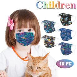 Pre School And Day Care. Child Mask Disposable Face Mask Print Masks For Protection Children Disposable Face Mask Halloween Masque Enfant Jetable color: A|B|C|D|E  New Arrivals Protection Against COVID-19 Safest Face Masks For Kids Best Back to School Face Masks For Kids