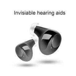 1 Pair USB Rechargeable Mini In Ear Portable Invisible Hearing Aids Assistant Adjustable Tone Sound Amplifier For Deaf Elderly color: Black 2021|Skin Color|White 2021|Black|White  Best Hearing Aids In 2022 New Arrivals Best Sellers